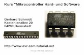 Gerhard Schmidt Kastanienallee 20 ... - avr-asm- · PDF fileITA-Kurs "AVR-Hard- und Software" Kurs "Mikrocontroller Hard- und Software Gerhard Schmidt Kastanienallee 20 64289 Darmstadt