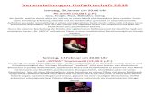Jazz, Boogie, Rock, Balladen, Swing- - · PDF fileVeranstaltungen Hofwirtschaft 2018 Samstag, 20.Januar um 20.00 Uhr Mr.Smith (10,00 € p.P.) -Jazz, Boogie, Rock, Balladen, Swing-
