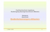 Scriptum der FH Augsburg – Bodenbelastungen – · PDF fileJ. Eberl 2010 2 1.1 Inhaltsübersicht Bodenbelastungen-Altlasten 1. Einführung 2. Begriffsbestimmungen 3. Wichtigste Schadstoffe