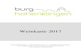 Weinkarte 2017 -  · PDF fileWEISSWEINE SCHWEIZ 75cl. SCHAFFHAUSEN Surprise 49.- WeinStamm Traubensorten; Blanc de Pinot Noir, Chardonnay und Pinot Gris