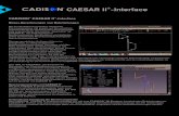 ® CAESAR II®-Interface - · PDF fileCADISON® CAESAR II®-Interface Stress-Berechnungen von Rohrleitungen Bei der Projektierung spielen integrierte Planungssysteme mit jeweils auf