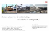Bauvorhaben in der Region 2017 - DB · PDF fileApril – 2. Mai ZBS S1 Süd abschnittsweise SEV 6. – 9. Okt und 3. – 6. Nov ... Maßnahmen in Berlin-Brandenburg u. a. - Werneuchen