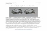 RF Power Splitter und Power Combinerdc4ku.darc.de/Power_Splitter.pdf · 3 Werner Schnorrenberg, Habichtweg 30, D-51429 Bergisch Gladbach werner.schnorrenberg@t-online.de, dc4ku@darc.de