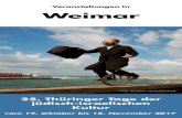 Veranstaltungen in Weimar - · PDF fileCandide Musical von Leonard Bernstein Donnerstag, 9. November 2017 15.30 Uhr Weimar - Gedenkstätte Buchenwald Gedenkstein für das jüdische