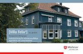 [Villa  · PDF fileJugend- und Familienhilfe NRW [Villa Felix®] lat.: glücklich Therapeutische Wohngruppe Facheinrichtung für verhaltensauffällige Jugendliche mit