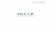 Creo 2 - PTC.com: Log  ??Lehrplan-Handbuch fr Kurse unter Anleitung Creo Parametric 2.0 Update von Creo Elements/Pro 5.0 Creo Parametric 2.0 Update von Pro/ENGINEER