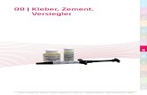 08 | Kleber, Zement,   +49 (0) 72 31 . 97 81-0 | Telefax +49 (0) 72 31 . 97 81-15 | info@  |   | 155 Kleber, Zement, Versiegler