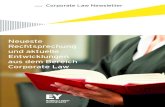 Neueste Rechtsprechung Entwicklungen aus dem Bereich ... · PDF fileCorporate Law Newsletter Neueste Rechtsprechung und aktuelle Entwicklungen aus dem Bereich Corporate Law 2/2014