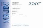 Materialdienst Register 2007 - ezw- · PDF fileMATERIALDIENST DER EZW 2007 485 B. Autoren Badewien, Jan 390, 393-395 Baer, Harald 398f Becker, Thomas P. 142-148 Berghausen, Robert