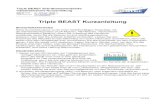 Triple BEAST Kurzanleitung - sorotec.desorotec.de/webshop/Bedienungsanleitungen/Endstufen/TripleBeast/... · Triple BEAST Schrittmotorendstufe Inbetriebnahme Kurzanleitung SOROTEC