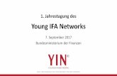 Young IFA Networks - ifa- sentation_YIN... · PDF file2 Ablauf 11:00 Uhr Eröffnung Florian Holle, Vorsitzender des Young IFA Network 11:10 Uhr Grußwort MDg Martin Kreienbaum, Bundesministerium
