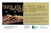 TAVOLATA DI TOSCANA GEMEINSAMGENIESSENim …hotelstorchen.ch/wp-content/uploads/2017/06/Flyer-Genuss-2017... · aus der Toscana und kommentiert von Marziale Nestico und Roger Brunner,