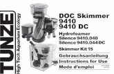 DOC Skimmer 9410 9410 DC High Tech Aquarium Ecology 12 ... · PDF file1 Gebrauchsanleitung Instructions for Use Mode d’emploi DOC Skimmer 9410 9410 DC Hydrofoamer Silence 9410.040