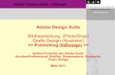 Bildbearbeitung (PhotoShop) Grafik-Design (Illustrator ... · PDF fileRechenzentrum G.Hessler, Rechenzentrum Adobe Creative Suite - InDesign InDesign Desktop-Publishing Programm zur