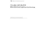 TI -82 STATS - bol.libol.li/taschenrechner/TI-82_STATS_Book_DE.pdf · Einführung iii In diesem Handbuch wird die Verwendung des graphischen Rechners TI-82 STATS beschrieben. Die