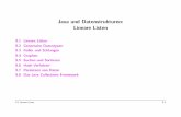 Java und Datenstrukturen - TU · PDF filejava.lang.String [I Test 9.1 Lineare Listen 9-61. KopierenvonObjekten • BeiderZuweisungeinesObjektswirdnichtdasObjektkopiert,sondernnurein
