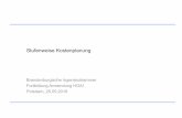 Brandenburgische Ingenieurkammer Potsdam, 25.05 · PDF fileFortbildung HOAI-Anwendung Stufenweise Kostenplanung Inhalt Teil 1 Grundlagen: – Baukostenplanung als Grundleistung nach