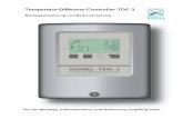 Temperatur-Differenz-Controller TDC 3 - Sicherheitshinweise Durch das CE-Zeichen auf dem Gert erklrt der Hersteller, dass der Temperatur-Differenz-Controller 3, im nach folgenden TDC