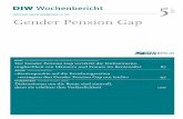 WIRTSCHAFT. POLITIK. WISSENSCHAFT. Gender Pension Gap · PDF fileGender Pension Gap im Rentenzugang 1980–2014 In Prozent 0 10 20 30 40 50 60 1980 1990 1995 1997 1999 2001 2003 2005