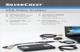 USB-Video-Grabber - lidl- · PDF fileDeutsch SilverCrest USB 2.0 Video Grabber SVG 2.0 A1 2 Sicherheitshinweise Vor der ersten Verwendung des Gerätes lesen Sie bitte die folgenden
