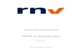 API für rnv Start.Info-Daten · PDF fileTAF mobile GmbH API für rnv Start.Info-Daten Version 1.11 iv. Abkürzungsverzeichnis ... 2555... 2485