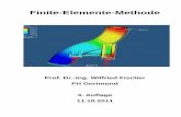 Finite-Elemente-Methode - Fachhochschule Dortmund Geometriemodell (Geometry) Modellierung des Bauteils durch . Kreieren ... Vorgabe einer gewnschten Finite-Element- Kanten-Lnge (elem