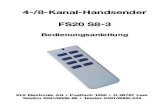 4-/8-Kanal-Handsender FS20 S8-3 - files.elv.com · PDF file4 5 3. Vorbereitung zum Betrieb Batterien einlegen - Um das Batteriefach zu öffnen muss zunächst die Entriegelungstaste
