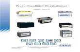 Produkthandbuch Blockbatterien - · PDF fileVersion: 2005-LA Produkthandbuch Blockbatterien Dezember 2005 2/46 0 Inhaltsverzeichnis Produkthandbuch Blockbatterien.....1 Änderungen