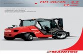 MH 20/25 - 4 T - Rebo Landmaschinen · PDF file700122DE-C - 10/08 Änderungen im Sinne des technischen Fortschritts vorbehalten. Die in der Vorliegenden Broschüre vorgestellten MANITOU