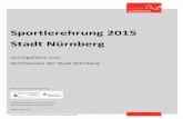 Sportlerehrung 2015 Stadt Nürnberg - · PDF fileVanessa Fudalla 1. ... Kelly-Sue Corless, Sophie Efler, Miriam Fasching, Jonna Frank, Ann-Kathrin Itzek, Mona Kannhäuser, Stefanie