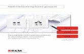 R&M Homewiring leicht  · PDF file4 Reichle & De-Massari Schweiz AG che@rdm.com   Online-Katalog:   Homewiring   Multimediadosen