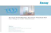 Knauf Schiebetür-System Pocket Kit - · PDF file2_3 Inhalt Gut zu wissen Bei Anforderungen an den Schallschutz wird der Einsatz des Schiebetür-Systems Pocket Kit Silent (bis Schallschutzklasse