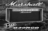 Guitar Amplifier G30RCD - Marshall · PDF fileIch möchte Dir persönlich für die Wahl eines unserer Gitarrencombos aus der Park Serie danken. Dei neuer Verstärker wurde von den