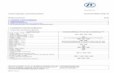 Traktorengetriebe und Hubhydrauliken ... - · PDF fileDie jeweils aktuelle Liste kann bei jeder ZF Kundendienststelle angefordert und im Internet unter ... T-7300 - mit angebauter
