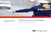 (Hrsg.) -   · PDF filePorsch / Werdes (Hrsg.) Polizeipsychologie PolizeipsychologieEin Lehrbuch für das Bachelorstudium Polizei Torsten Porsch Bärbel Werdes (Hrsg.)