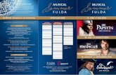 DIE PÄPSTIN - musicalsommer-fulda.de · PDF file18. AUGUST - 2. SEPTEMBER 2018 Infos und Pauschalen: Tourismus und Kongressmanagement Fulda Telefon: 06 61-1 02 18 12 · E-Mail: tourismus@fulda.de