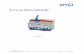 EMU M-BUS LOGGER - MBS AG - Sulzbach · PDF fileInbetriebnahme Nachdem Sie ihren Datenlogger montiert und verkabelt haben, können Sie ihn durch einschalten der Netzspannung in Betrieb