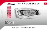 RC MOVE - SIGMA   rc move de more information   heart rate monitor *only available with free sigma move app * training analysis count * coach * control