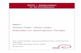 EKN –  · PDF fileEKN – Materialien. für die Rehabilitation . Wolfram Ziegler / Marion Jaeger. Materialien zur Sprechapraxie-Therapie. Erst- und Zweitauflage: borgmann