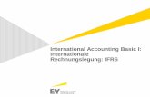 International Accounting Basic I: Internationale ... WS 14-15 Modul 6 Vorlesung.pdf · Abschreibung einer Maschine nach IFRS über 8 Jahre, steuerlich wird die AfA über 10 Jahre