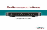 Cisco Model DPC3925 and EPC3925 8x4 DOCSIS 3.0 · PDF fileCisco Wireless Gateway für Heimanwender Modell DPC3925 und EPC3925 8x4 DOCSIS 3.0 mit integriertem digitalen Sprachadapter
