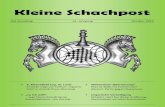 Kleine Schachpost - chess- · PDF file52. Jahrgang; Oktober 2015 3. Sinquefield Cup, St. Louis Aronian siegt vor Carlsen. Topalov führt in Grand-Chess-Wertung