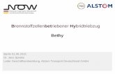 Brennstoffzellenbetriebener Hybridtriebzug - now-gmbh.de · PDF file2006 • Entwicklung BZ-Technologie durch Alstom Frankreich • Einbau in Lokomotive • System nicht bahntauglich.