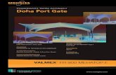 Projektbericht Textile Architektur Doha Port Gate · PDF fileAbdullah Ibrahim AL-Jeiddah & Sons Gewebe und Farbe: VALMEX ® FR 900 MEHATOP F Type II Farbe Weiß