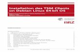 Installation des TSM Clients on Debian · PDF file29.10.2014 TU Darmstadt, HRZ, Caide Wang Seite 1 von 13 Installation des TSM Clients on Debian Linux 64-bit OS RPM basierte Systeme