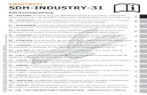 SDH-INDUSTRY-31 -  · PDF file5 de sdh-industry-31 / version 161128 /   3 sicherheitshinweise 3.2 fÜr monteure: zur sicheren montage 3.3 fÜr anwender: zur sicheren