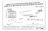 Motorrad-Zubehör / Re · PDF fileMOTORRAD STEMLER G Hmb Ersatzteile für deutsche Veteranenmotorräder Garschager Heide 29 D-42499 Remscheid Telefon: 02191/53067 Telefax: 02191/590349