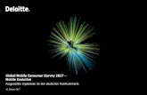 Global Mobile Consumer Survey 2017 Mobile Evolution · PDF file2017 Deloitte 3 Mit dem Mobile Consumer Survey präsentiert Deloitte die siebte Auflage seiner umfassenden, internationalen