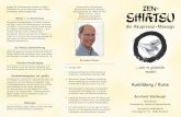 Shiatsu Flyer 07 17 - Heilpraktiker. Homöopathie, · PDF fileZen-Shiatsu Kurse für Anfänger Gemeinsames „Shiatsu-Erleben“ wird Sie mit den Grundprinzipien der einfühlsamen