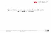Qualitätsmanagementhandbuch ISO 9001 :2008 - vetec.de · PDF fileQM – Handbuch Allgemeines 00 Kapitel_0.doc Revision: 0/2008 Seite 2 von 5 1. Inhaltsverzeichnis Allgemeines 00 Unser